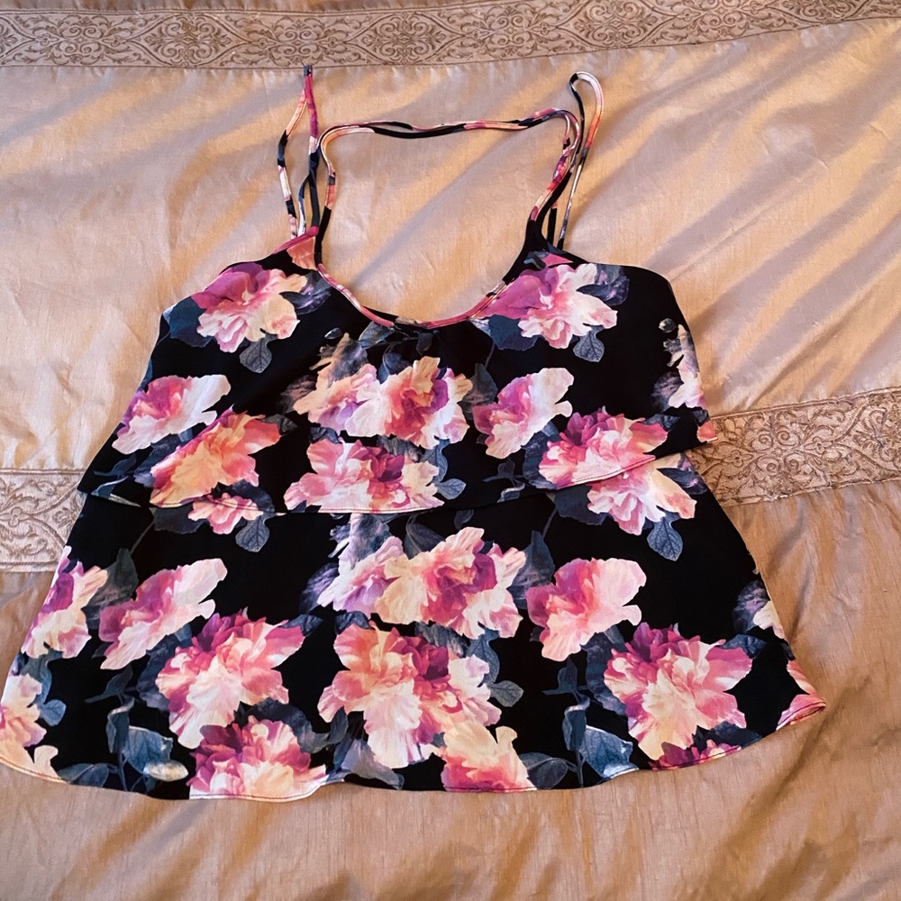 Floral tank top